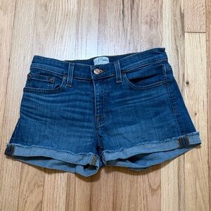 J. Crew Women's Indigo Roll-Cuff Denim Shorts